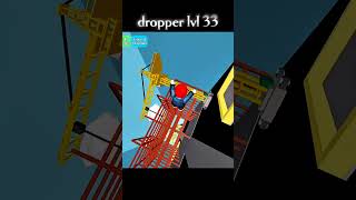 ROBLOX DROPPER LEVEL 33 😱 Can I Finally Beat It?! (INSANE FAILS 😂) #roblox #robloxcontent