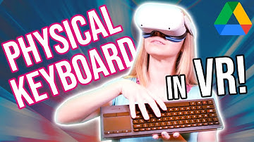 Keyboard paired with Oculus Quest 2 - NEXT LEVEL of VR productivity!