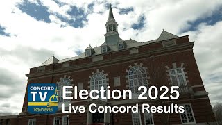 Election 2025 - Live Concord Results