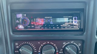 99-06 Silverado radio and speaker install