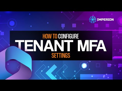 Azure AD-Tenant Multifactor Settings