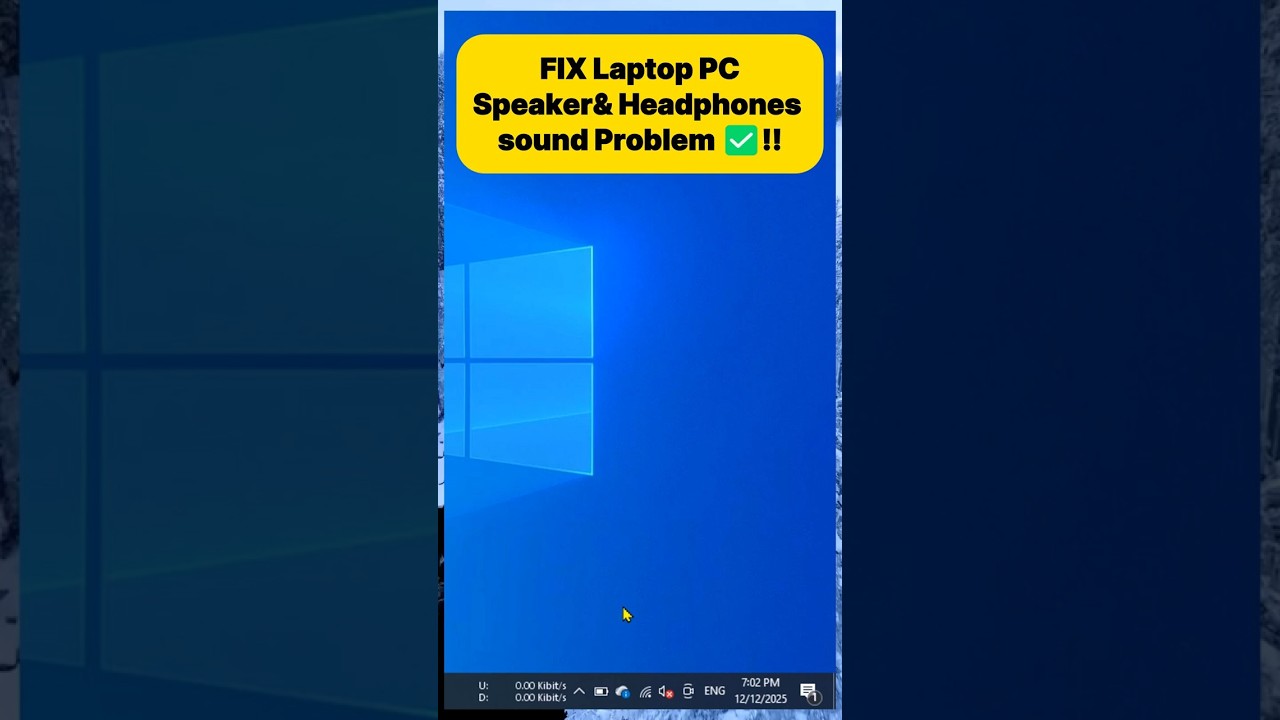 Как исправить проблему со звуком динамиков и наушников на ноутбуке ✅ 
