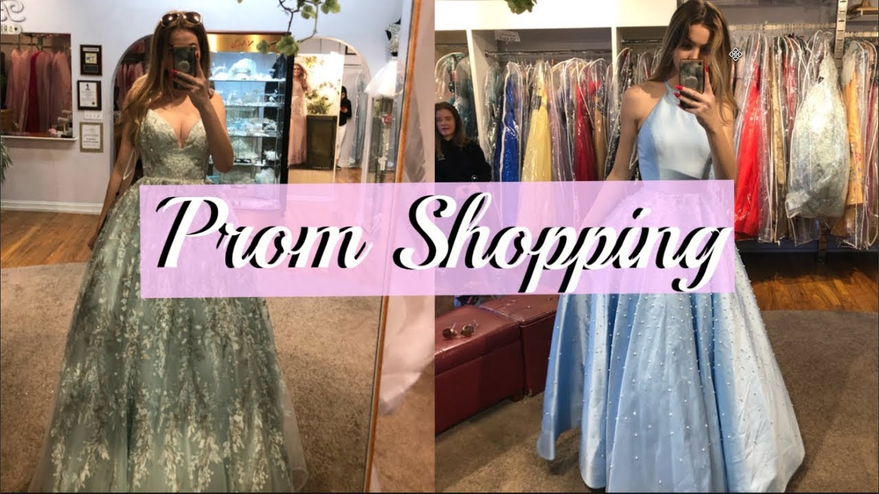 prom dress shopping 2019