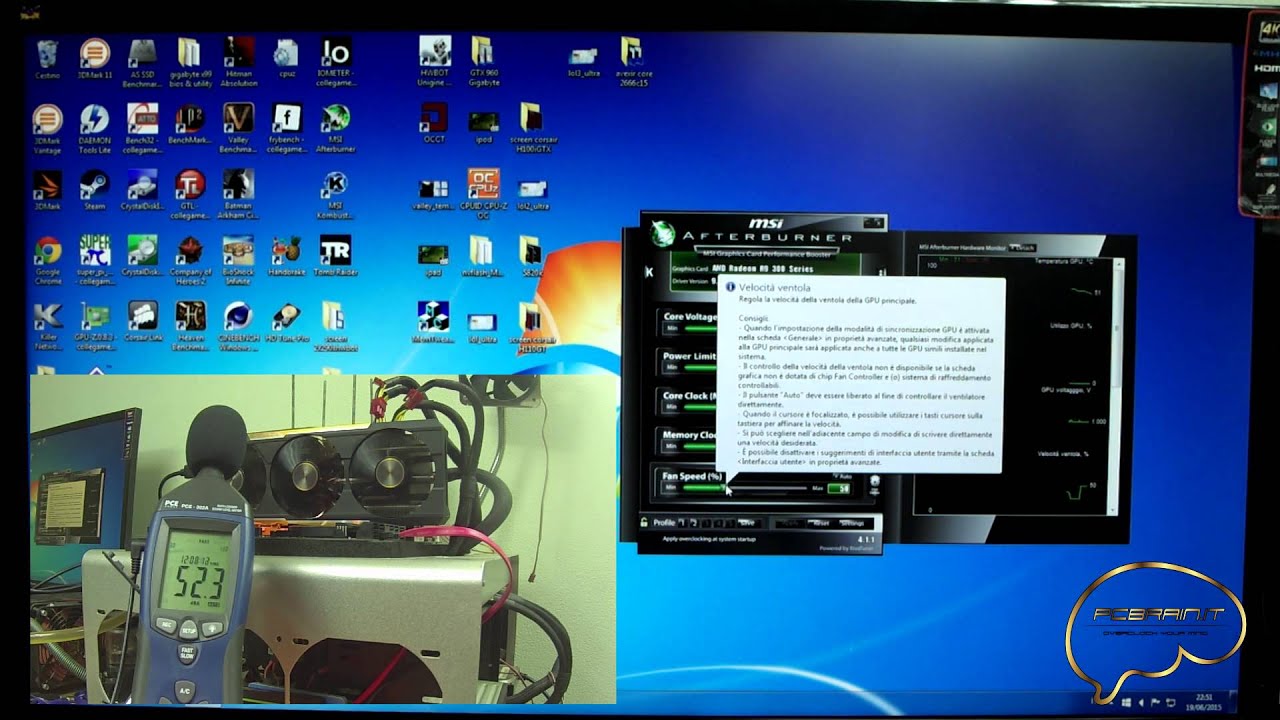 Sapphire R9 390X Tri-X OC : Noise Test - Fan Manual 0%-100%