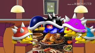 Evil Spiny And Dark Spiny Gets Grounded On Thanksgiving