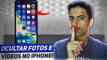 Onde ficam as fotos ocultas?