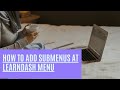 How to add submenu at LearnDash | LearnDash menu | Learndash