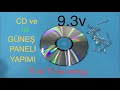 CD ve LED ile GÜNEŞ PANELİ YAPIMI - SOLAR PANEL YAPIMI - How to make solar cell