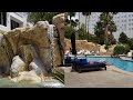 Tropicana Casino Pool - Las Vegas walk-thru - YouTube