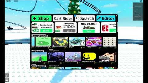 Create a Cart Ride! How to get into the Recently Published! Part 1