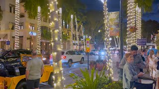 Evening Walk in Old Naples, Florida | 5th Avenue South and Cambier Park