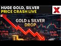 Gold, Silver Price Crash LIVE | Shocking Gold and Silver Price Drop Today
