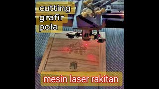 Satu mesin bisa untuk cutting | grafir | pola‼️ mesin rakitan lokal ini luar biasa