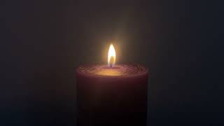 10 Hours of Silent Candle Flame | Warm Night Light for Deep Sleep (4K, No Sound)