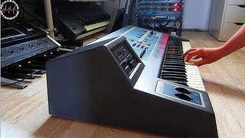 E-MU EMULATOR II Sampling Synthesizer (1984) 80s tv series music style Miami Vice