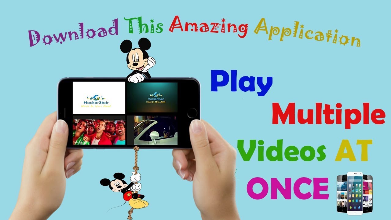 Play multiple videos at once on your android Mobile Phone | Hindi | Hackerstair 💀