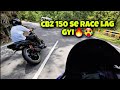 Hyper ride   r15 vs cbz 150 motovlog exhaust r15 rs200