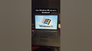 Can Windows 98 run on a MacBook? 🙃 #shorts