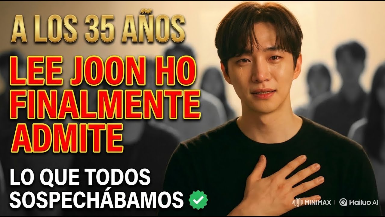 A los 35 años, Lee Joon Ho finalmente admite lo que todos sospechábamos