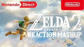 Sequel to The Legend of Zelda: Breath of the Wild - E3 2021 Teaser l Reaction Mashup