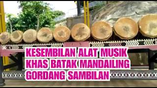 ALAT MUSIK KHAS BATAK MANDAILING GORDANG SEMBILAN PANYABUNGAN SUMATERA UTARA!