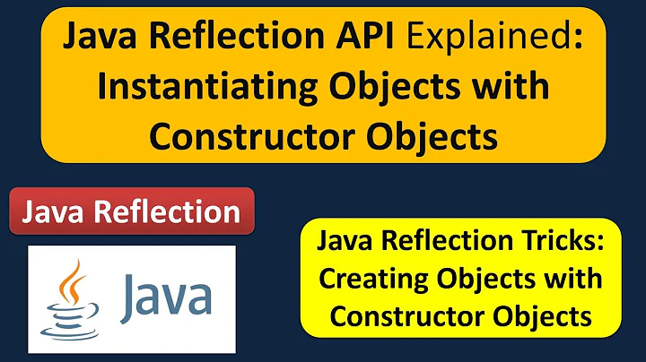 How to instantiating the objects using constructor object using Java Reflection?