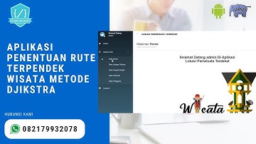 Source Code Aplikasi Penentuan Rute Terpendek Wisata Metode Djikstra