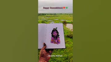 KANHA❤️🥹#shorts #krishna #youtubeshorts #art #explore #painting #shortvideo #janmashtami #trending
