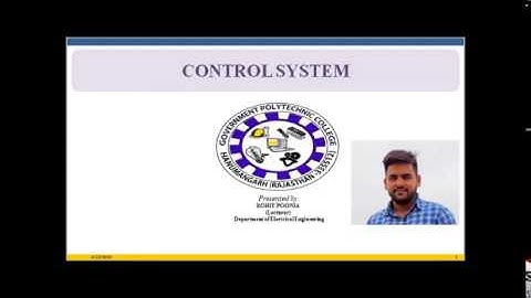 11 EE 305 3.5 STEP RESPONSE OF FIRST ORDER SYSTEM PRESENTED BY ROHIT POONIA GPC,HANUMANGARH