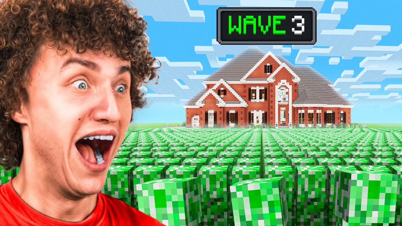 Defend The House = Win One in Real Life (Minecraft)
