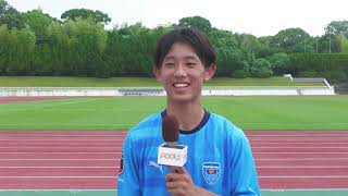 横浜FCユース 岩崎 亮佑 選手インタビュー｜高円宮杯 プレミアリーグ2023 WEST 第11節 履正社 vs 横浜FCユース【Foot!THURSDAY】