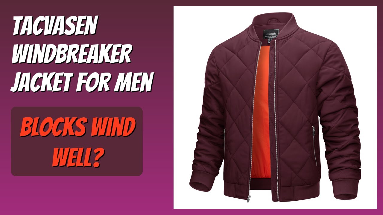 REVIEW (2026): TACVASEN Windbreaker Jacket for Men. Features