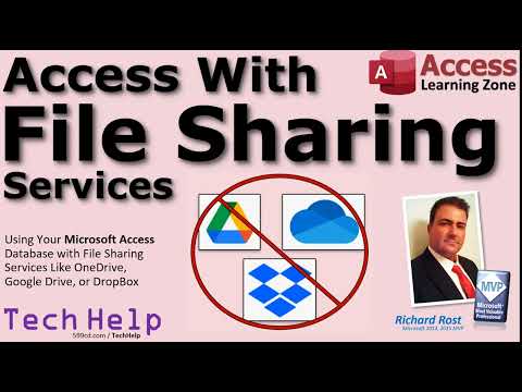 Using Microsoft Access with File Sharing Services: Dropbox, OneDrive, Google Drive, etc.