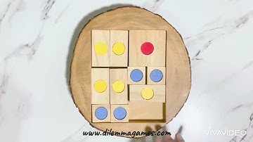 ESCAPE, A BRAIN TEASER, on its circular dilemmas version, by DILEMMA GAMES
