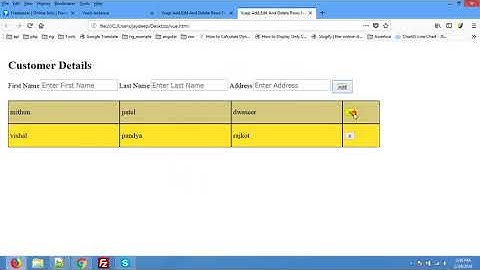 Vuejs Add Edit Delete Rows From Table Dynamically | vue CRUD Application