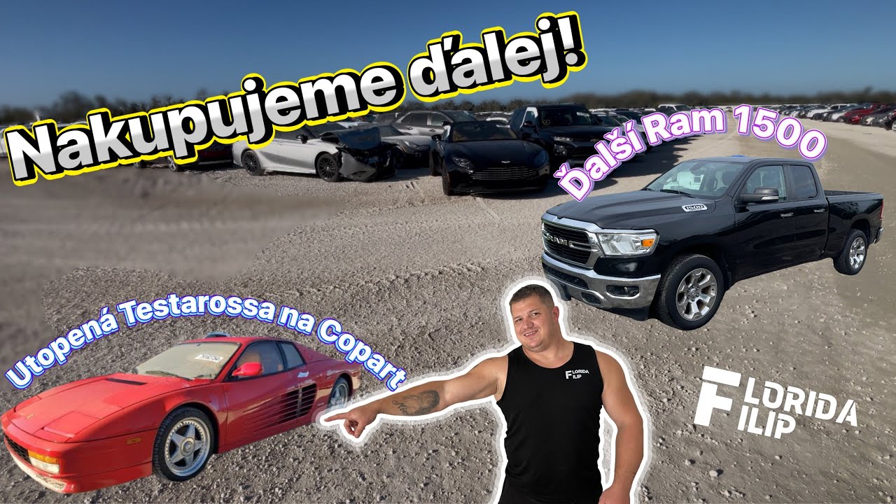 Na Copart sú zaujimavé auta a my sme kúpili ďalší Ram! Durango Hellcat konečne odišlo!
