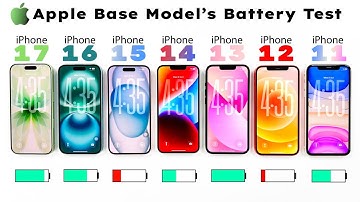 iPhone 17 vs 16 vs 15 vs 14 vs 13 vs 12 vs 11 - EXTREME Battery Life DRAIN Test 🥵