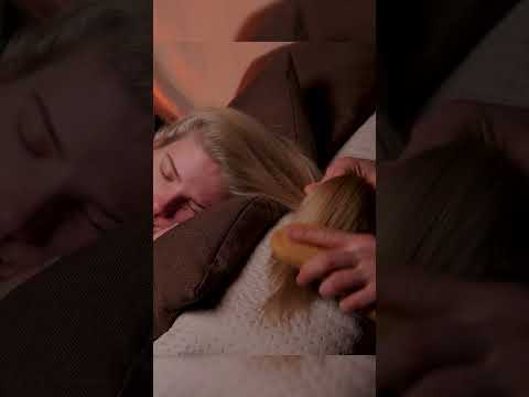 POV: Someone Finally Brushes Your Hair 😴 #sleep