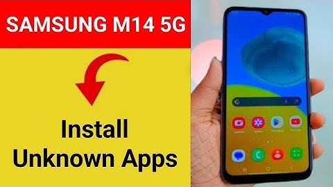 How to install unknown apps, samsung Galaxy M14 5G me install APK, third party app install kaise kar