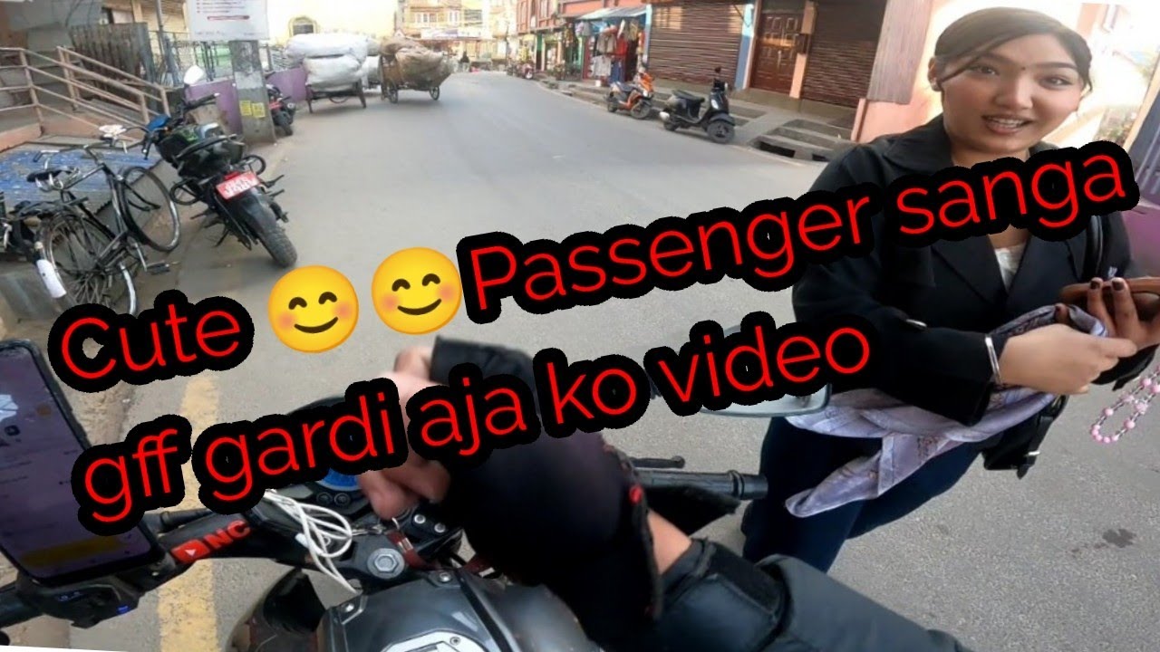 Cute passanger 😊😊Sanga Kura kani gardai ma ## pathau vlogs ## gopro vlogs 