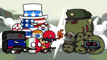 Countryballs - Zombie Attack - Gameplay Walkthrough - All Levels (IOS, Android)