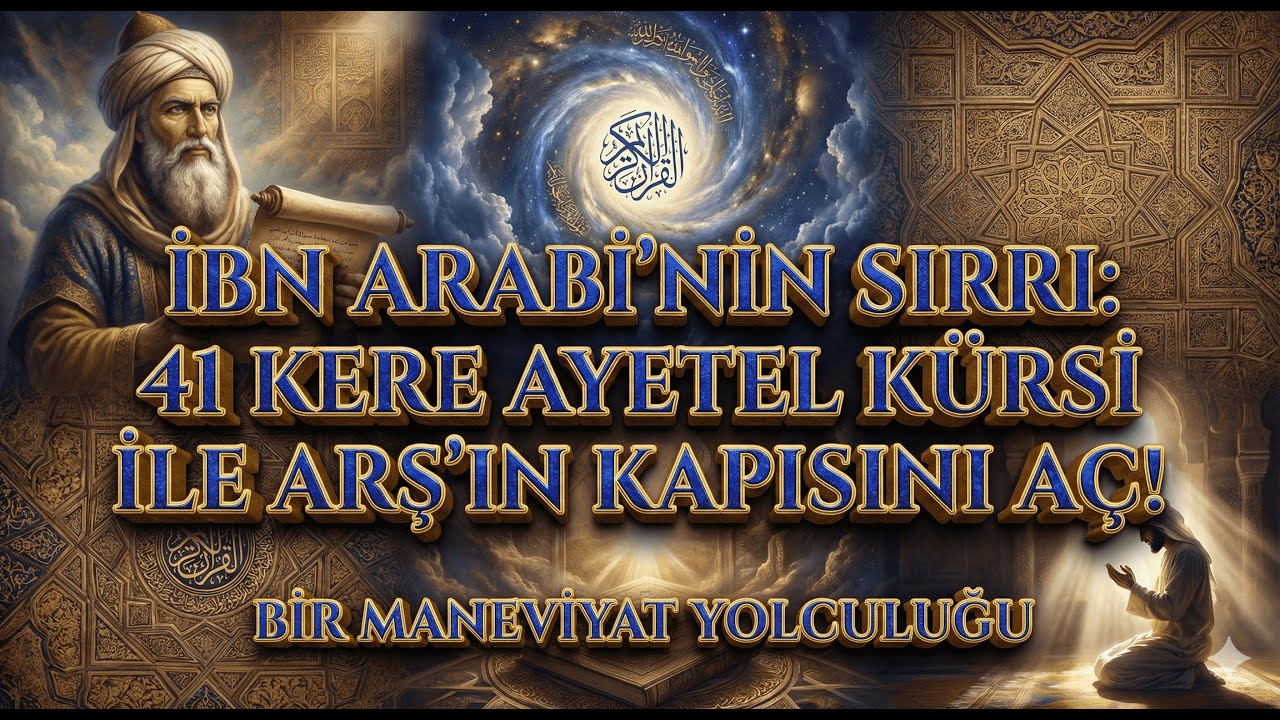 İbn Arabi'nin Sırrı: 41 Kere Ayetel Kürsi ile Arş'ın Kapısını Aç!