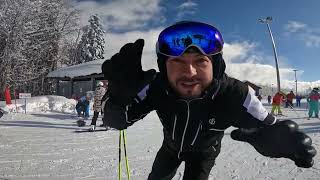 Ярослав Сумишевский катается на лыжах. Очень красиво!