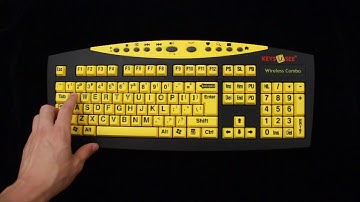 Large Print Wireless Keyboard and Mouse