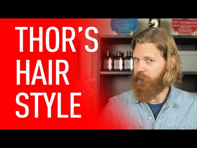 Thor Inspired Men's Haircut - YouTube