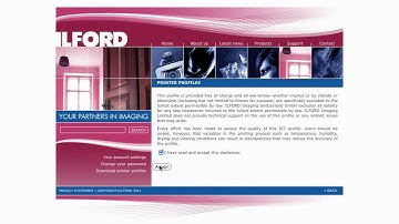 ILFORD ICC Profile Tutorial