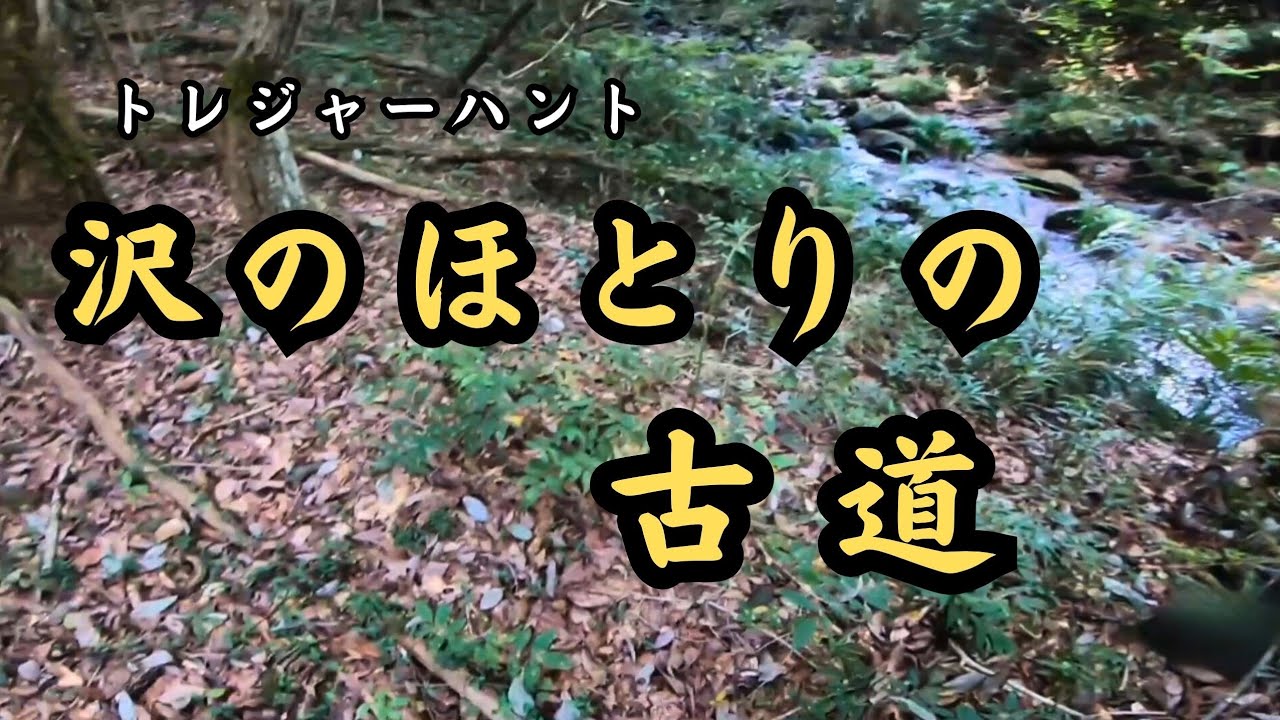 沢のほとりの古道でトレジャーハント     ＃18