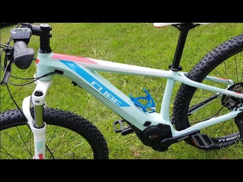 Cube ACCESS HYBRID Exc blue´n´coral Bosch E-Bike Modell 2019 - YouTube