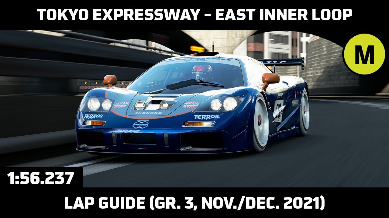 Gran Turismo Sport Daily Race Lap Guide Tokyo Expressway East Inner