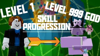 My skill progression in Tower of Hell | ROBLOX Tower of Hell |